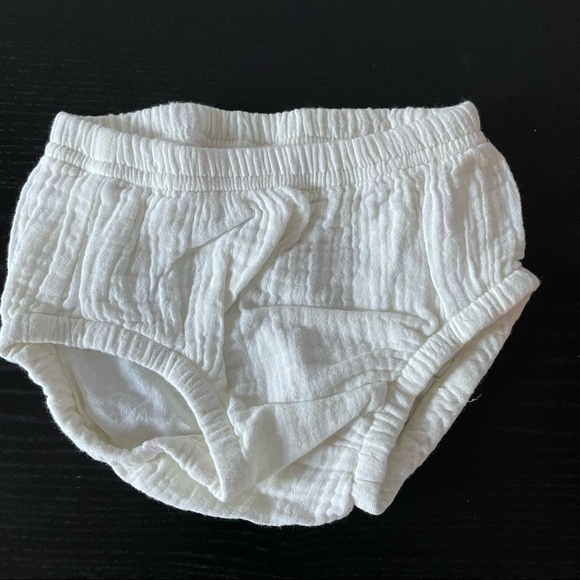 Hanna Andersson Baby White Organic Bubbly Dress Set - Picture 9 of 14